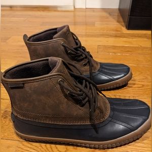 Sperry Men's Breakwater Duck Boot Fleece-Lined brown/Tan size 11